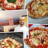 Pizzaiolo campano pizza contemporanea o Ruota di c