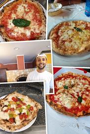 Pizzaiolo campano pizza contemporanea o Ruota di c