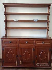 credenza con piattaia, primi anni 60