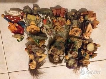 lotto di piccoli E GRANDI troll elfi scandinavi