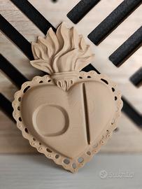 poggia posate  cuore sacro
