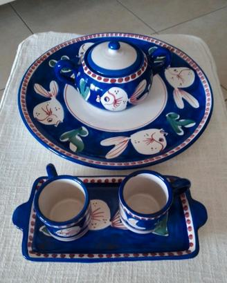 set ceramica di Vietri - Solimene 