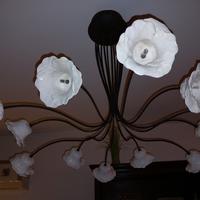 Due lampadari uguali da soffitto per interno