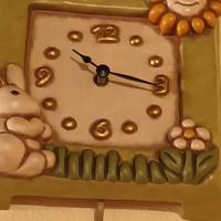 Orologio a pendolo thun coniglietto primavera 
