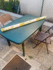 Set Giardino Tavolo Verde
