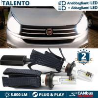 Kit lampade LED Fiat Talento fari ANABB+ABBA 6500K