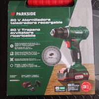 Trapano avvitatore ricaricabile 20V Parkside nuovo