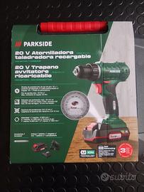 Trapano avvitatore ricaricabile 20V Parkside nuovo