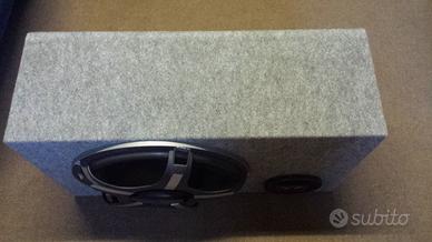 Box Per Subwoofer 38 Completo di Griglia e Reflex
