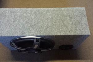 Box Per Subwoofer 38 Completo di Griglia e Reflex