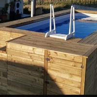 PISCINA FUORITERRA PREASSEMBLATA IN LEGNO