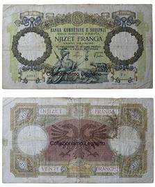 banconota Italia-Albania 2° guerra mondiale