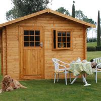 Casetta box in legno da giardino 310x210 cm 7mq