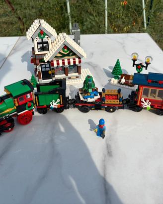 Set Lego Winter Village 10254 10249 NON completi