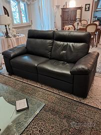 Divano tre posti vera pelle