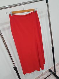 Gonna Lunga Rossa Donna 46 Camomilla Italia