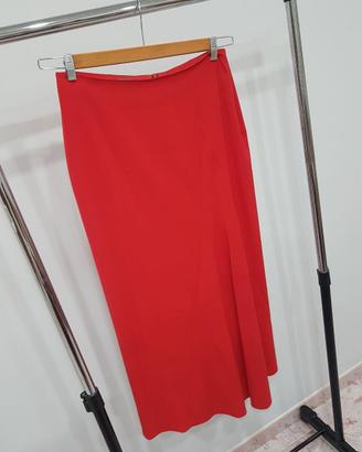 Gonna Lunga Rossa Donna 46 Camomilla Italia