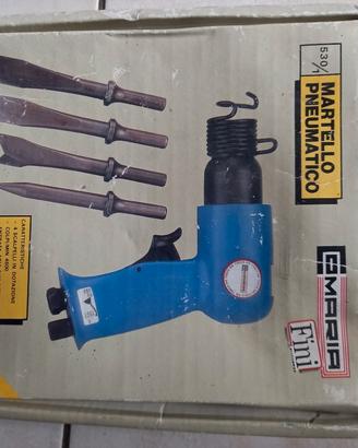 Martello a compressore, e pistole. 