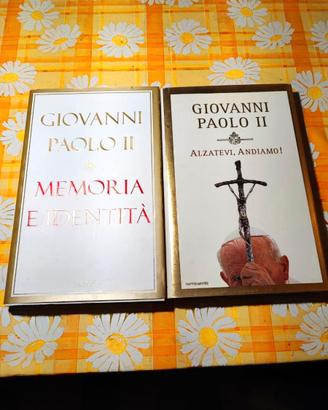 2 LIBRI GIOVANNI PAOLO II - NUOVO Memoria e identi