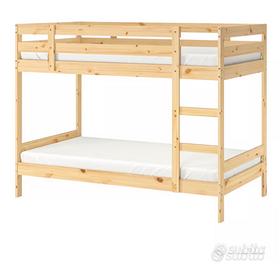 Letto a castello Ikea + materassi