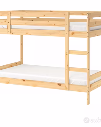 Letto a castello Ikea + materassi