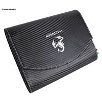 PORTA LIBRETTO ABARTH CARBON LOOK