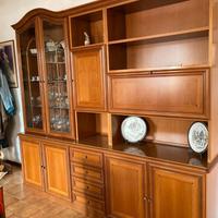 mobile per soggiorno con vetrina