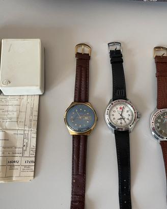 Lotto orologi russi