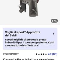 Seggiolino bici posteriore decathlon