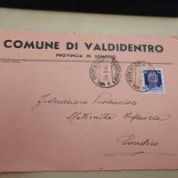 Documento Postale 1944 Comune di Valdidentro (SO)
