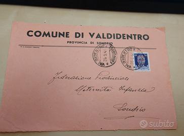 Documento Postale 1944 Comune di Valdidentro (SO)