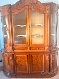 credenza/vetrina in legno