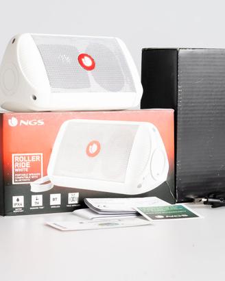 Cassa Bluetooth NGS Roller Ride White con scatola