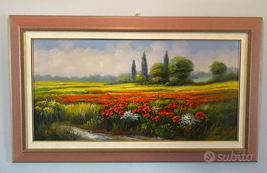 Quadro olio su tela dipinto a mano