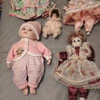 bambole ceramica varie misure