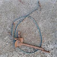Freno a mano rimorchio d'epoca