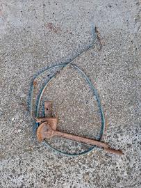 Freno a mano rimorchio d'epoca