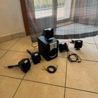 Sistema audio Trust 5.1 con subwoofer