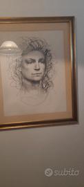 PIETRO ANNIGONI, MODELLA SVEDESE- LITOGRAFIA