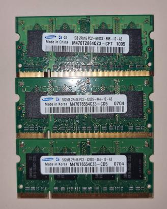 Ram samsung ddr2 per portatile