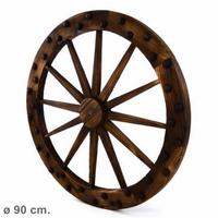 Ruota in legno decorativa Ø 90 da appendere parete