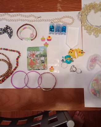 Lotto misto per fai-da-te e bijoux