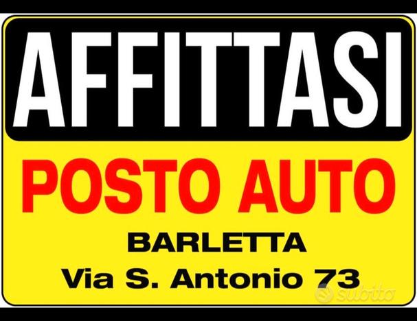 Posto auto-moto, Via S Antonio 73, Barletta centro