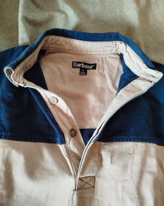 BARBOUR POLO RUGBY MANICHE CORTE