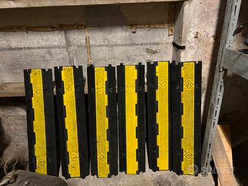 Passacavo a Pavimento in Gomma