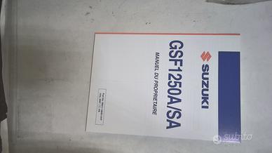 USO E MANUTENZIONE GSF1250A/SA BANDIT SUZUKI 99011
