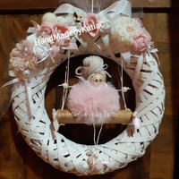 Fiocco nascita fatto a mano