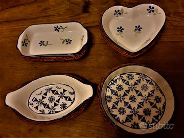 4 ciotole antipasto etc. mai usate