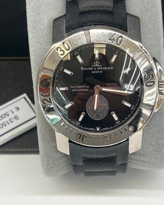 Orologio in acciaio baume mercier originale