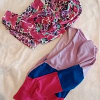set 2 pezzi. blazer/bolero shein. taglia M. rosa b